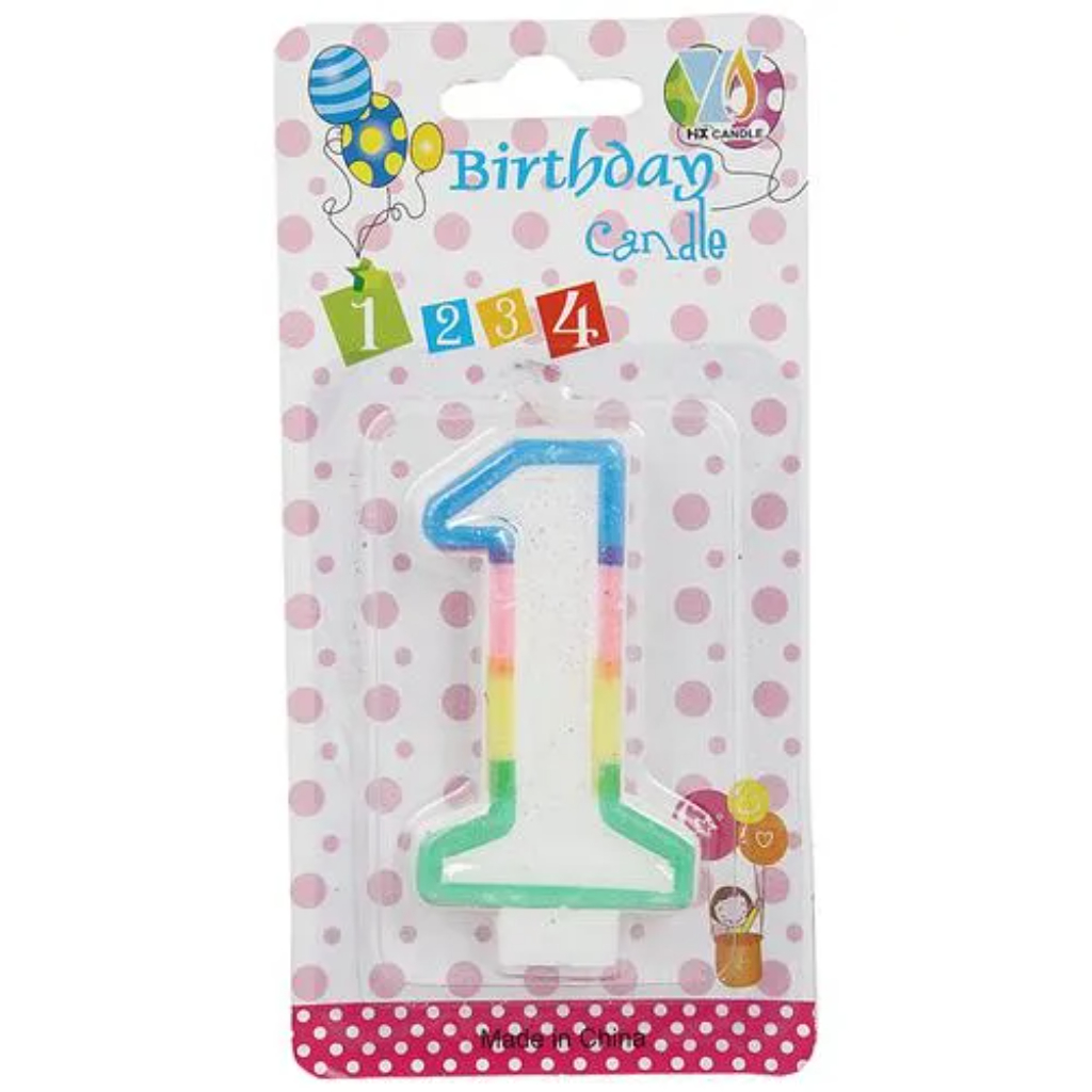 birthday number candle 0 9