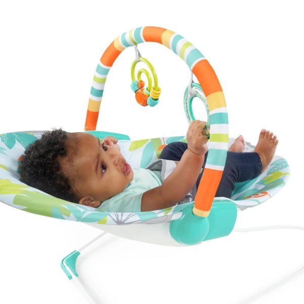 bright starts baby bouncer soothing vibrations infant seat rainforest vibes5