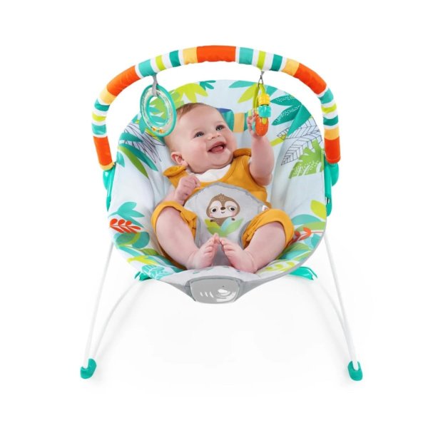 bright starts baby bouncer soothing vibrations infant seat rainforest vibes7