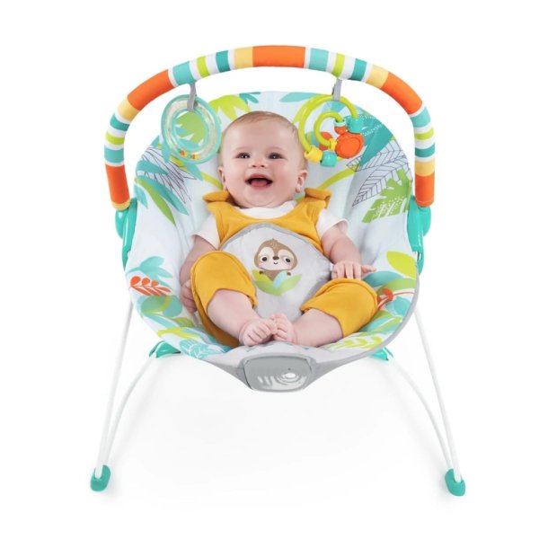 bright starts baby bouncer soothing vibrations infant seat rainforest vibes8