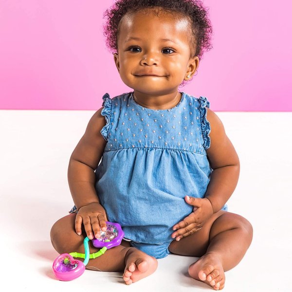 bright starts rattle and shake barbell toy pretty in pink7
