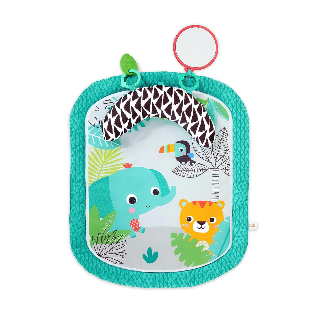 bright starts totally tropical prop & play tummy time baby activity mat5