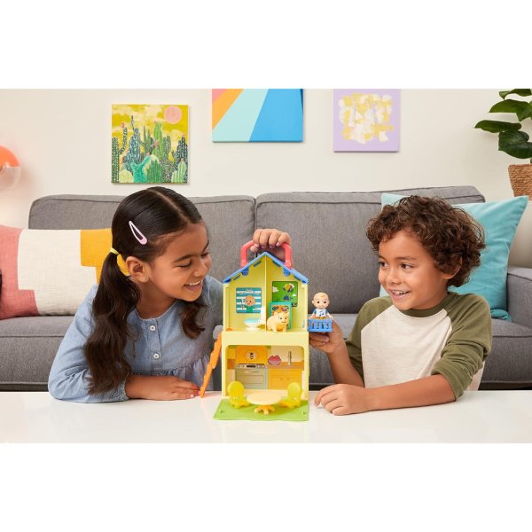 cocomelon's pop n' play house transforming playset features jj, jellybean, and house accessories – toys for kids, toddlers, and preschoolers12