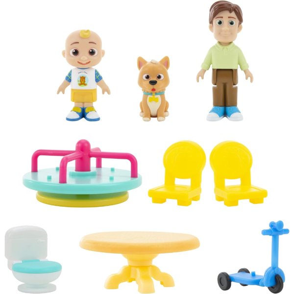 cocomelon's pop n' play house transforming playset features jj, jellybean, and house accessories – toys for kids, toddlers, and preschoolers8