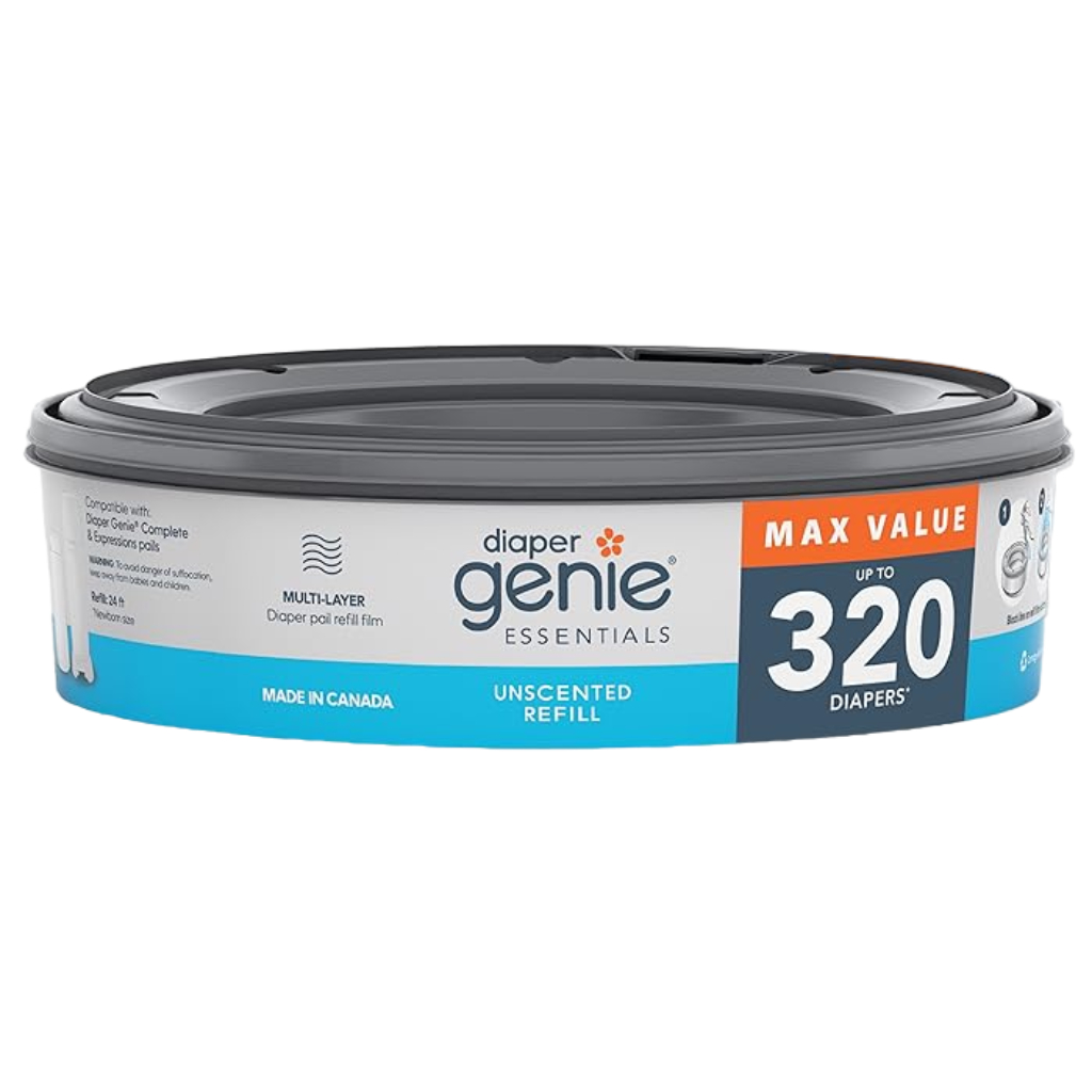 diaper genie essentials round refill pack