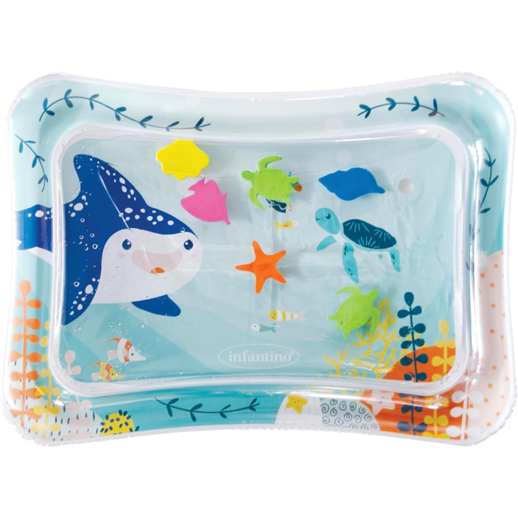 infantino jumbo pat & play water mat, sea themed3