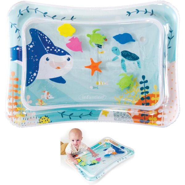 infantino jumbo pat & play water mat, sea themed5