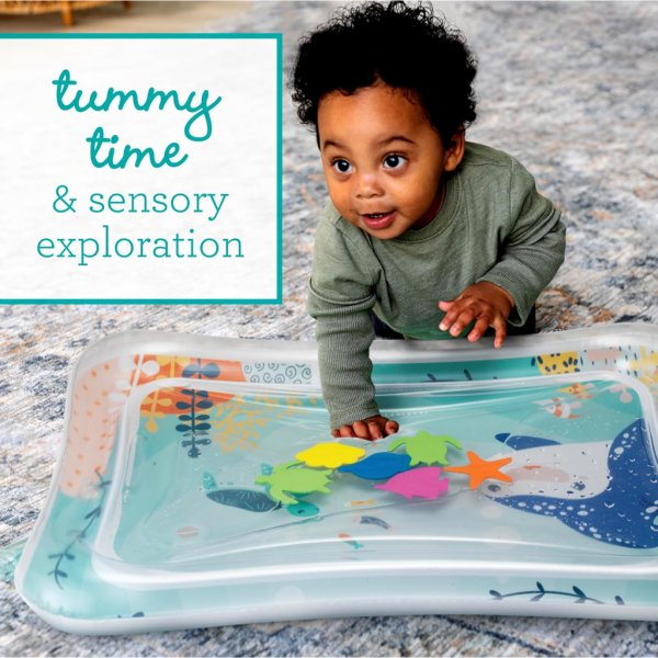 infantino jumbo pat & play water mat, sea themed7