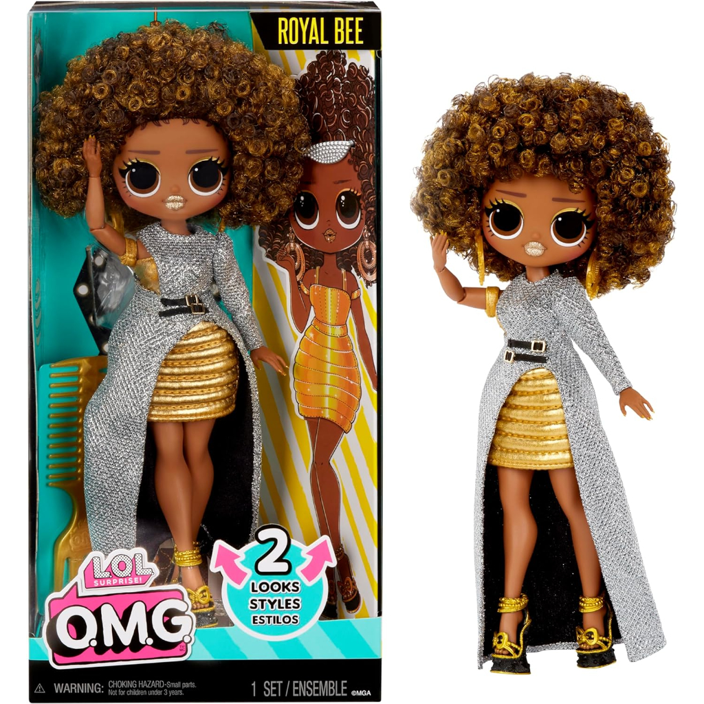 lol surprise omg royal bee fashion doll with multiple surprises including transforming fashions and fabulous accessories4