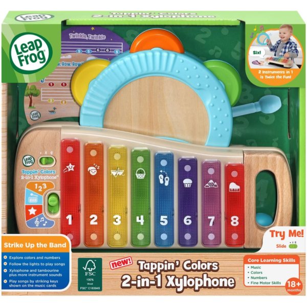 leapfrog tappin' colors 2 in 1 xylophone1