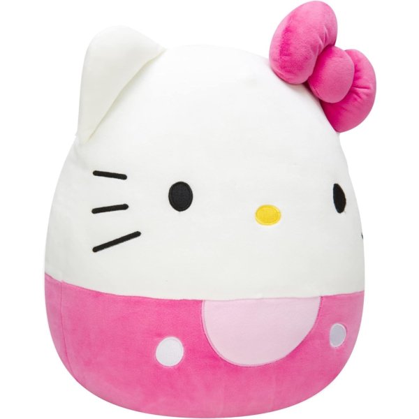 squishmallows hello kitty pink bow & shorts 14 inch (1)