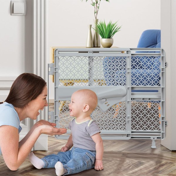 summer infant indoor & outdoor gate (grey)5