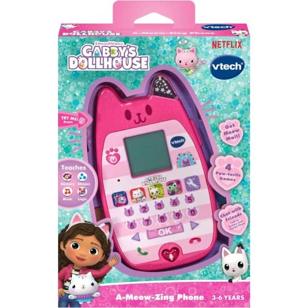 vtech gabby's dollhouse a meow zing phone5