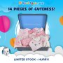 14-Piece Baby Girls Pink Playwear Gift Set 0-3M