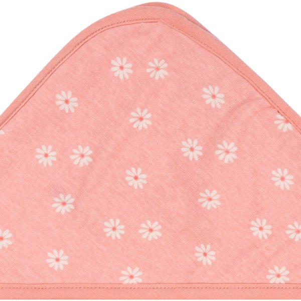 2 pack baby girls kitty floral hooded towel3