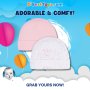 2-Pack Baby Girls Stars Caps