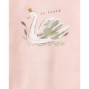 baby 3 piece swan little character set 6m1