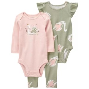 baby 3 piece swan little character set 6m3