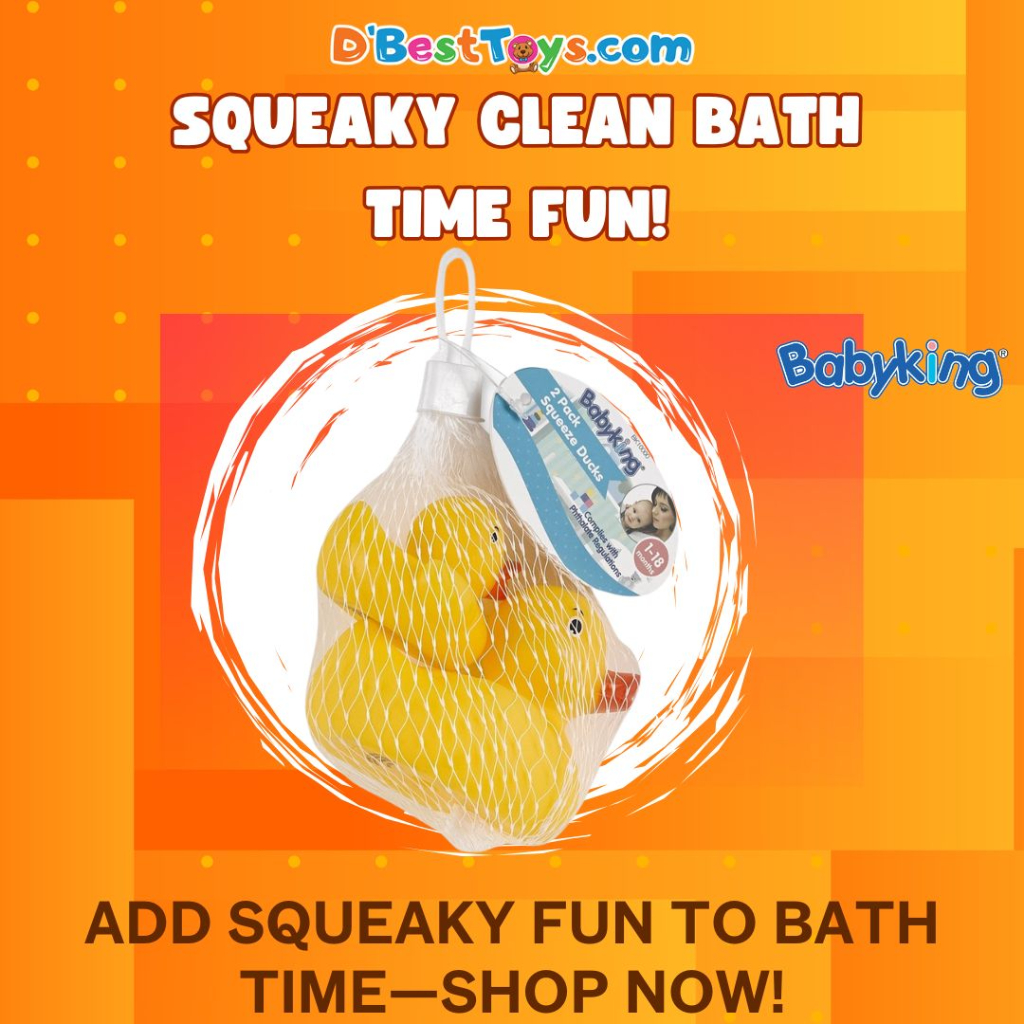 Baby King 2 Pack Squeeze Ducks