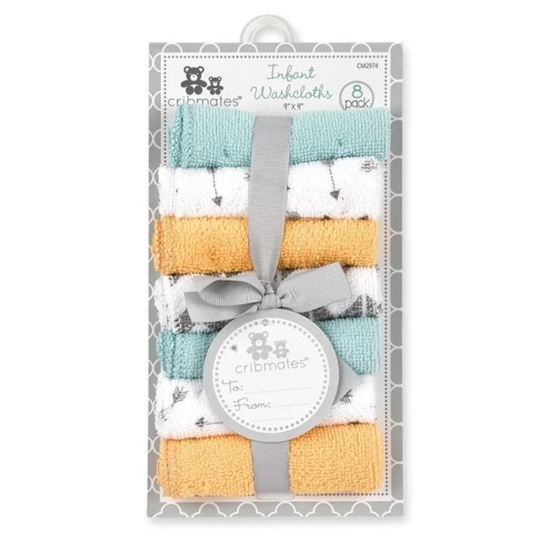 baby king 8pk washcloth