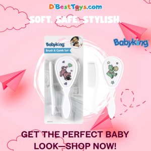 Baby King Comb & Brush