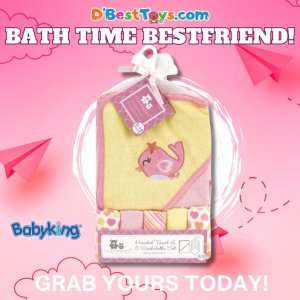 Baby King Hooded Towel (Assorted)