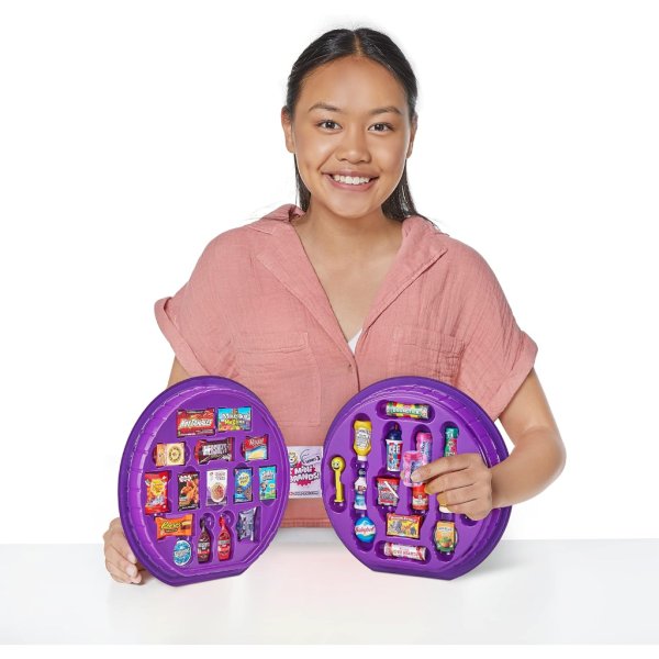 5 surprise mini brands series 3 collector's case store & display 30 minis with 5 exclusive minis by zuru1