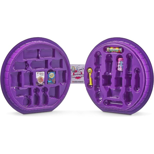 5 surprise mini brands series 3 collector's case store & display 30 minis with 5 exclusive minis by zuru2