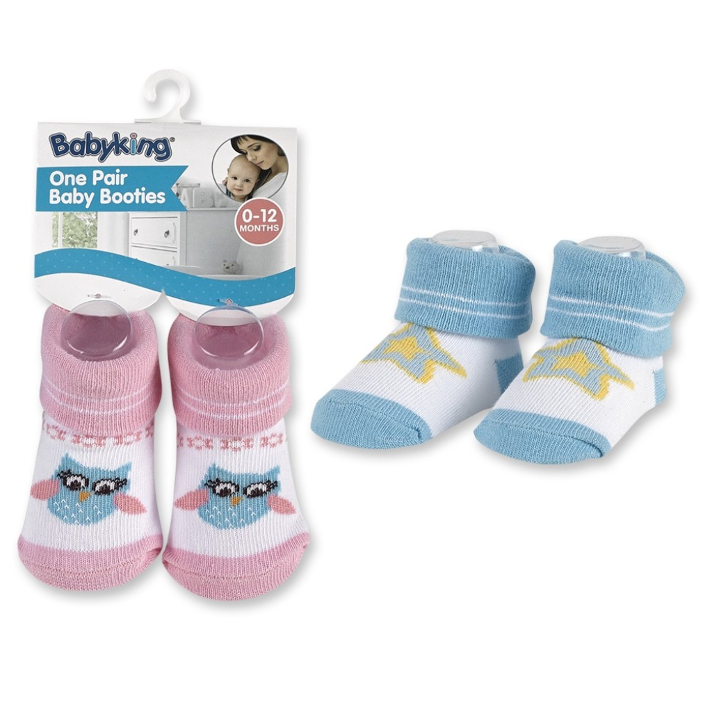 baby king bootie socks