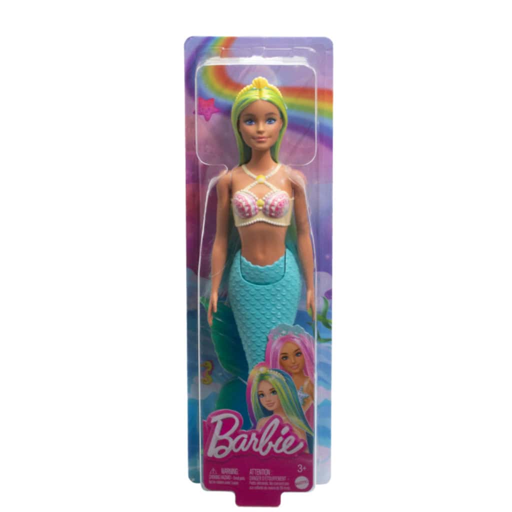barbie mermaid doll with green & blue hair, blue tail1 barbie mermaid doll with green & blue hair, blue tail1