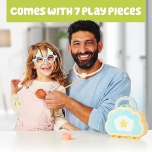 bluey cloud bag , doctor check up set, toy playset with 7 play pieces2