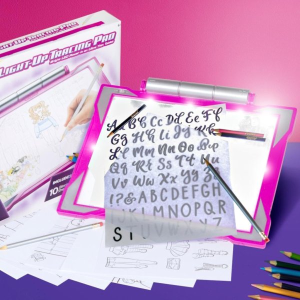 crayola light up tracing pad pink1