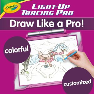 crayola light up tracing pad pink5