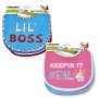 Crib Mates Asst 4 Pk Bibs