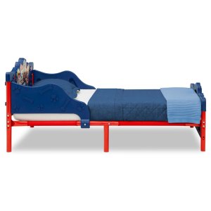 delta children nick jr. paw patrol plastic toddler bed, blue3