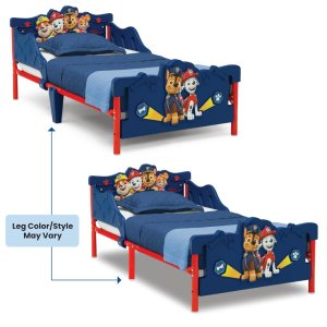 delta children nick jr. paw patrol plastic toddler bed, blue6