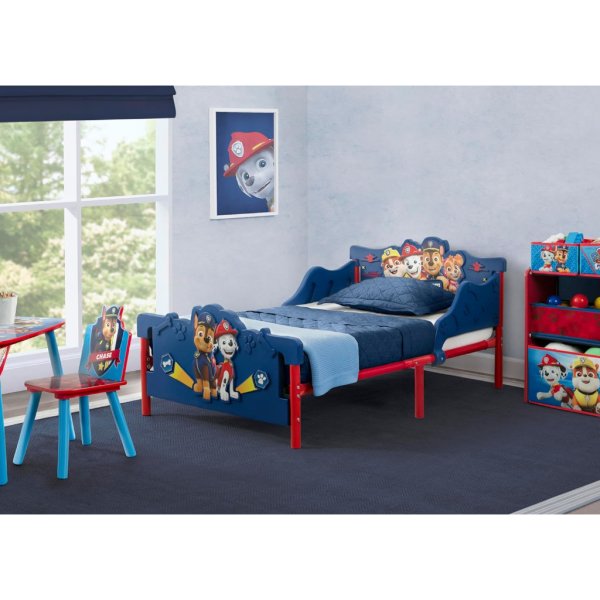 delta children nick jr. paw patrol plastic toddler bed, blue8