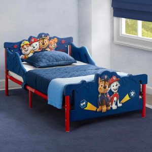delta children nick jr. paw patrol plastic toddler bed, blue9