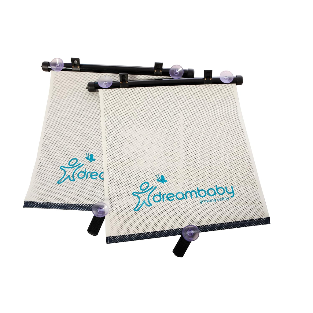 dreambaby adjustable car roll up sun shade protector 2 pack2