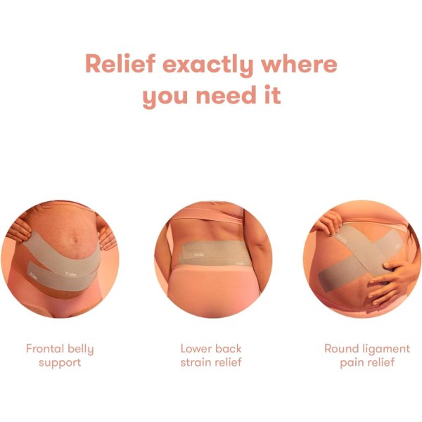frida mom kinesiology tape for pregnancy belly support1