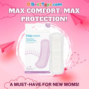 Frida Mom Postpartum Pads, Leak Proof Feminine Care Maxi Pads
