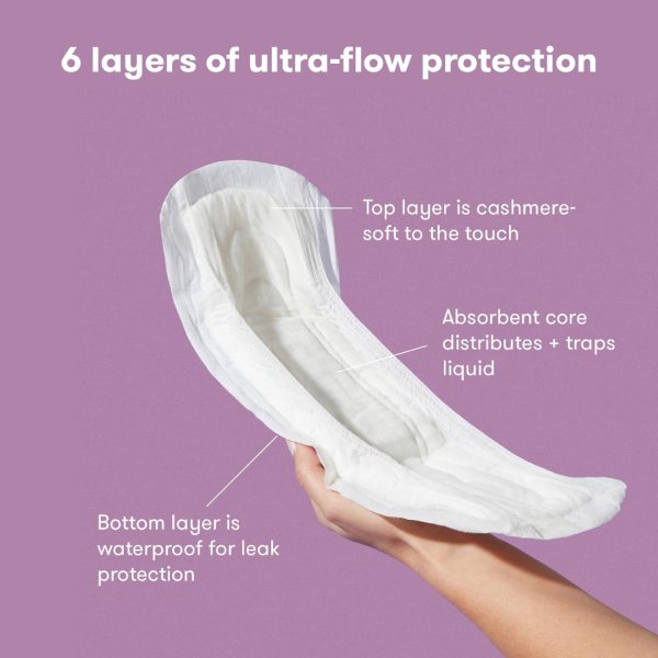 frida mom postpartum pads, leak proof feminine care maxi pads3