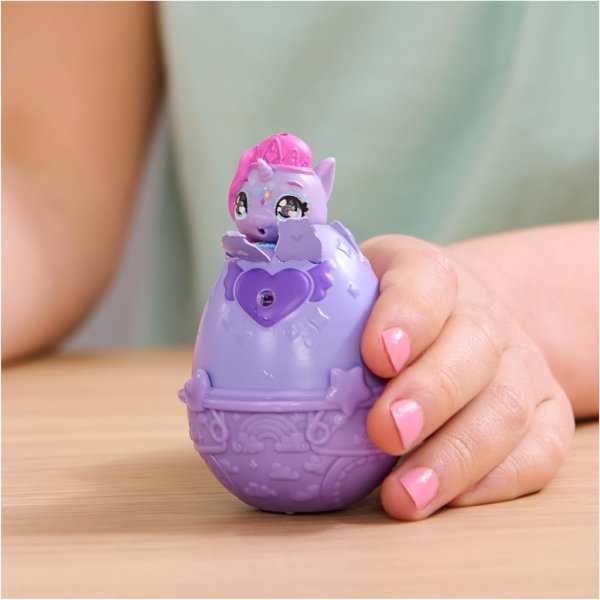 hatchimals alive, spring basket with 6 mini figures, 3 self hatching eggs, fun gift3