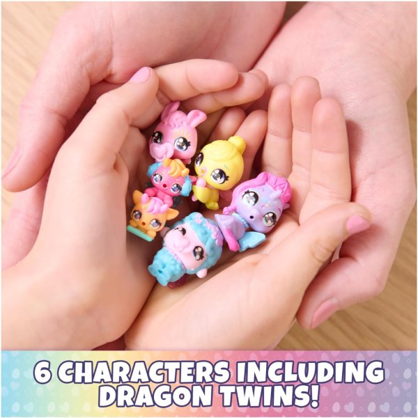 hatchimals alive, spring basket with 6 mini figures, 3 self hatching eggs, fun gift5