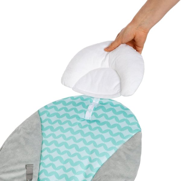 ingenuity ity bouncity bounce vibrating deluxe baby bouncer seat, 0 6 months up to 20 lbs (goji)5