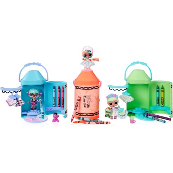 lol surprise loves crayola color me studio with collectible doll3
