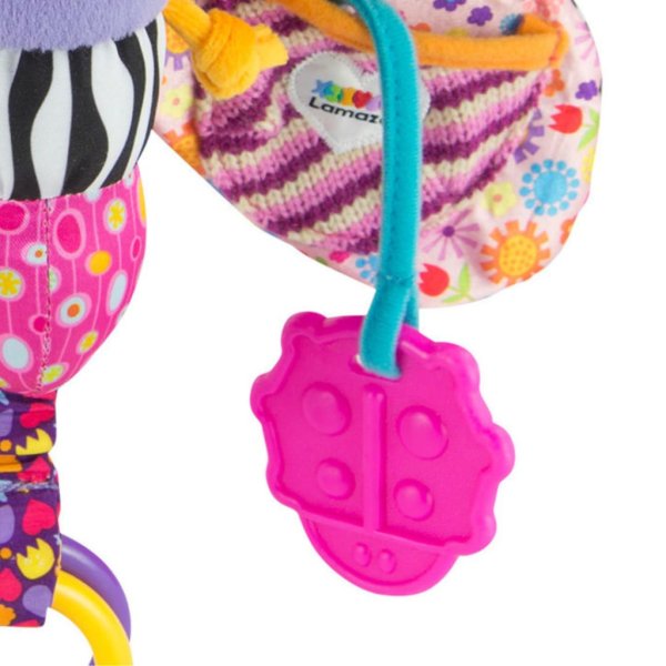 lamaze fifi the firefly clip on car seat and stroller toy3