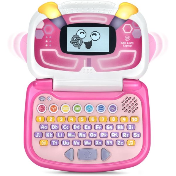 leapfrog abc and 123 laptop for preschoolers ages 3 7 years, pink6