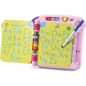 leapfrog violet and friends prep for preschool activity book, pink1
