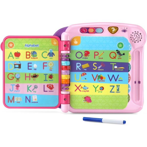 leapfrog violet and friends prep for preschool activity book, pink10